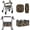 Camo Maple Horse, variant on ZUXONGSY 3 Pcs Rollator Walker Seat and Backrest Cover Kit, Cow Print Highland CowDetachable Rollator Underseat Storage Bag, Lightweight Washable Walker Replacement Accessories for Seniors