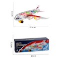 thumbnail image 4 of 360 Degree Rotate Electric Airplane Simulation Toys With Light Music Mechanical Toy Airplane with Sound Light for Kids, 4 of 4