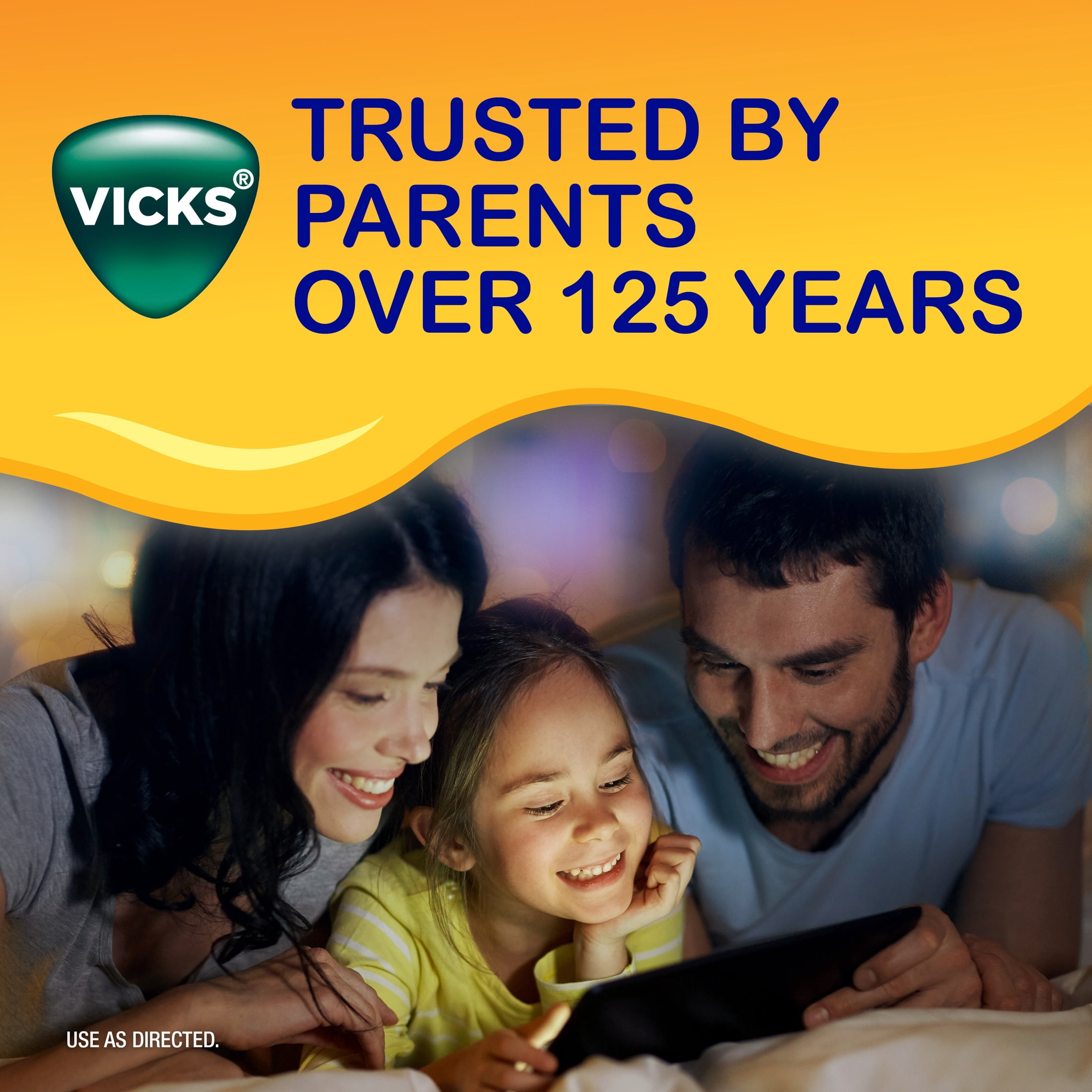 Vicks NyQuil Kids Honey Cold & Cough + Congestion Liquid Medicine, 8 fl oz
