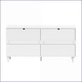 thumbnail image 6 of Dressers for Bedroom | 59” Modern 6-Drawer Rattan Storage Dresser | White | MDF+Metal, 6 of 11