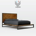 thumbnail image 3 of Queen XL Size Organic Cotton Sheet Set- 100% Organic 800-Thread-Count - 12" Deep Pockets 800TC Organic Sheets - Dark Grey, 3 of 7