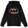 thumbnail image 4 of DC Comic Book Batman Logo Men's Black Graphic Print Hooded Sweatshirt-6XLB, 4 of 5
