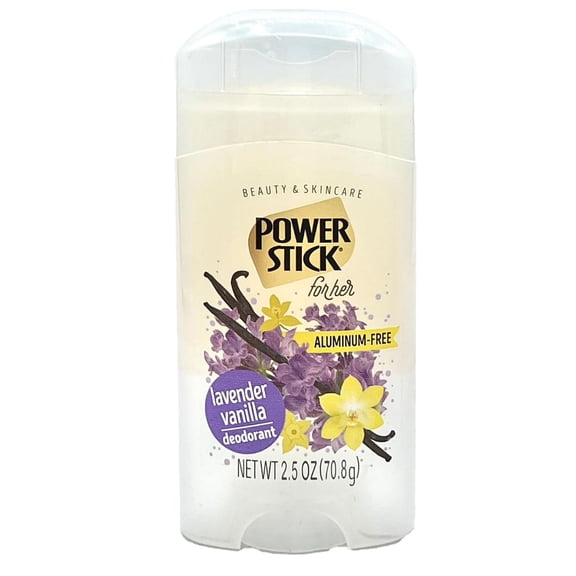 Power Stick for HER, Aluminum-Free, Lavender Vanilla Deodorant, 2.5 OZ