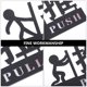 thumbnail image 3 of unbranded 1Jgo Señalizador Push and Pull En Acrílico Multicolor Para Puertas De Vidrio, 3 of 8