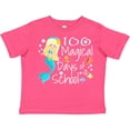 thumbnail image 3 of Inktastic 100 Magical Days of School with Blue Mermaid and Fish Boys or Girls Toddler T-Shirt, 3 of 5