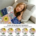 thumbnail image 6 of Healing Blankets Warm Hugs Throw Blanket Inspirational Blanket Get Well Cozy Throw Blanket Caring Gifts Comfort Gift Blanket for Love Support Women Friend Mom Grandmom 50x60 Inch, 6 of 6