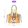 thumbnail image 5 of Welcome Fall Boston Terrier Strolling Through the Autumn Maple Forest Apron Gentleman Dog Lover Gifts for Cooking Grilling Baking Painting Gardening - 12012, 5 of 5