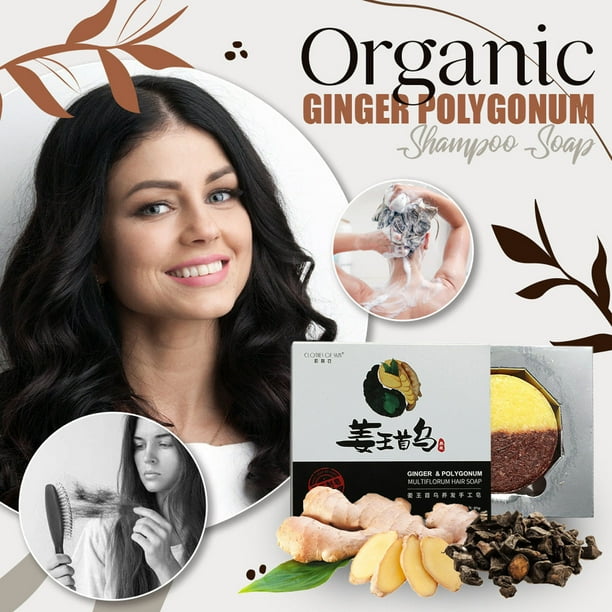Organic Ginger Polygonum Shampoo Soap Made From Pure Ginger And