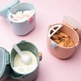 thumbnail image 5 of Hukapapa Dispensador de Fórmula para Bebés, Caja de Frutas y Dulces, Recipientes para Aperitivos, para Niños Pequeños Travelpink, 5 of 5