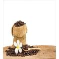 thumbnail image 3 of Ambesonne Coffee Duvet Cover Set, Spoon Flower and Burlap Sack, 2-Calking, Almond Brown, 3 of 7
