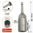 thumbnail image 1 of MYG 1PCS 80mm Length 1/4" Hex DriveSocket Nut Bolt Drill Bits, 1 of 3