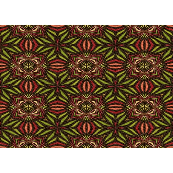 Ahgly Company Machine Washable Indoor Rectangle Transitional Oak Brown Area Rugs, 3' x 5'