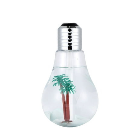 

Colorful Light Bulb Humidifier Air USB 400ML Essential Oil Diffuser Freshener Mist Maker Car Home Office