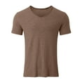 thumbnail image 6 of Men's White Tee Shirts Crew Neck Basic Summer Casual Outfit Men's V Neck T Shirt Casual Comfortable Breathable Soft Basic Tee For Daily Wear Home Outdoor Hiking Spring Summer, 6 of 7