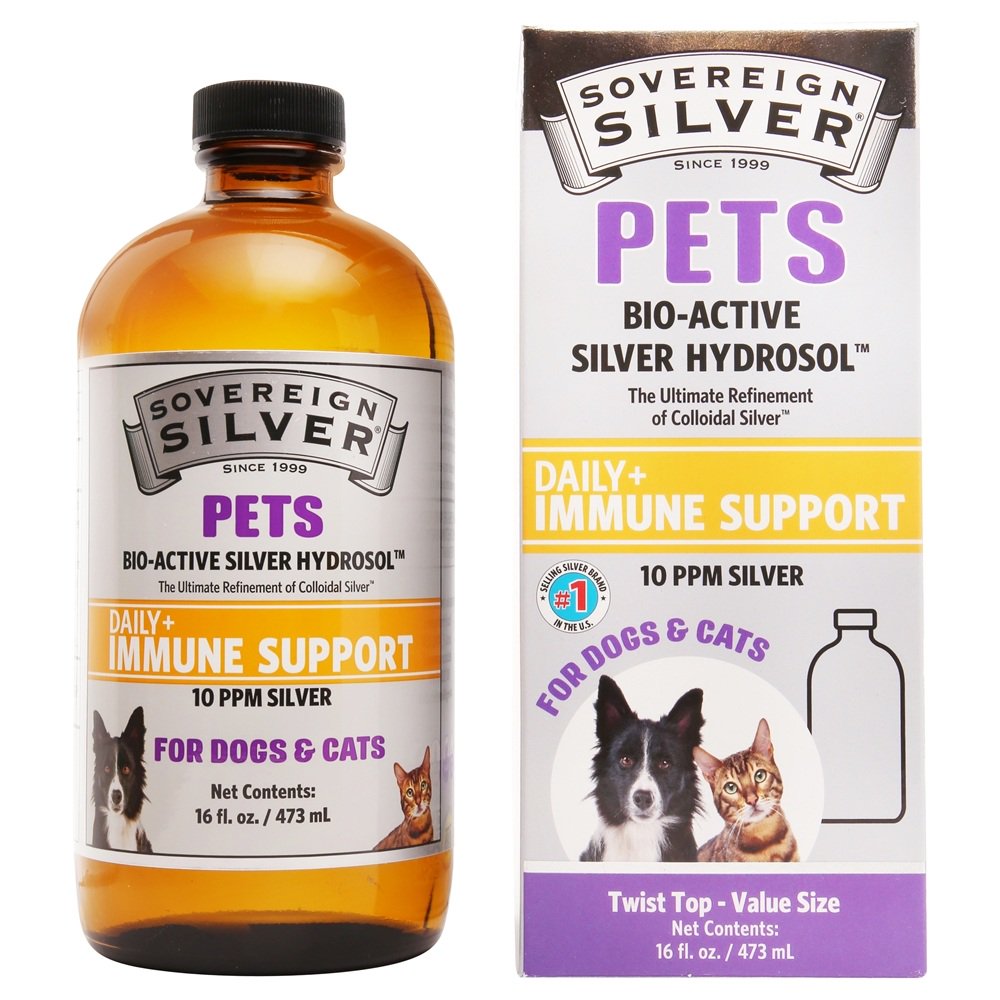Sovereign Silver BioActive Silver Hydrosol For Pets 10 Ppm 16 fl