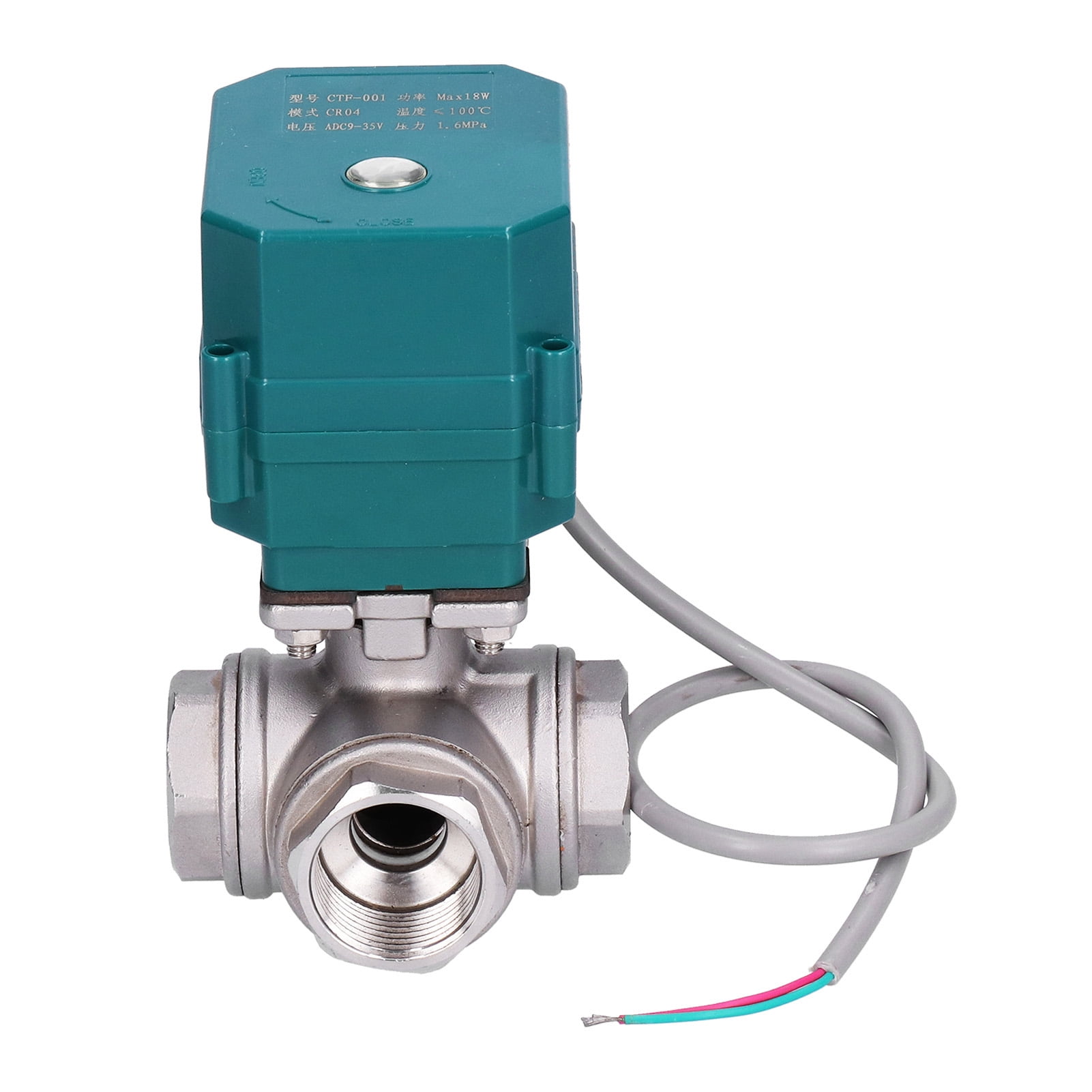 Motorized Ball Valve, Stainless Steel Builtin Actuator Ball Valve 3