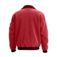 thumbnail image 4 of IAJDKMEK Men's Corduroy Pocket Zipper Jacket - Plus Size Casual Sports, this Zip Up Jacket for Men and Sports Jacket with Pockets,Red M, 4 of 4
