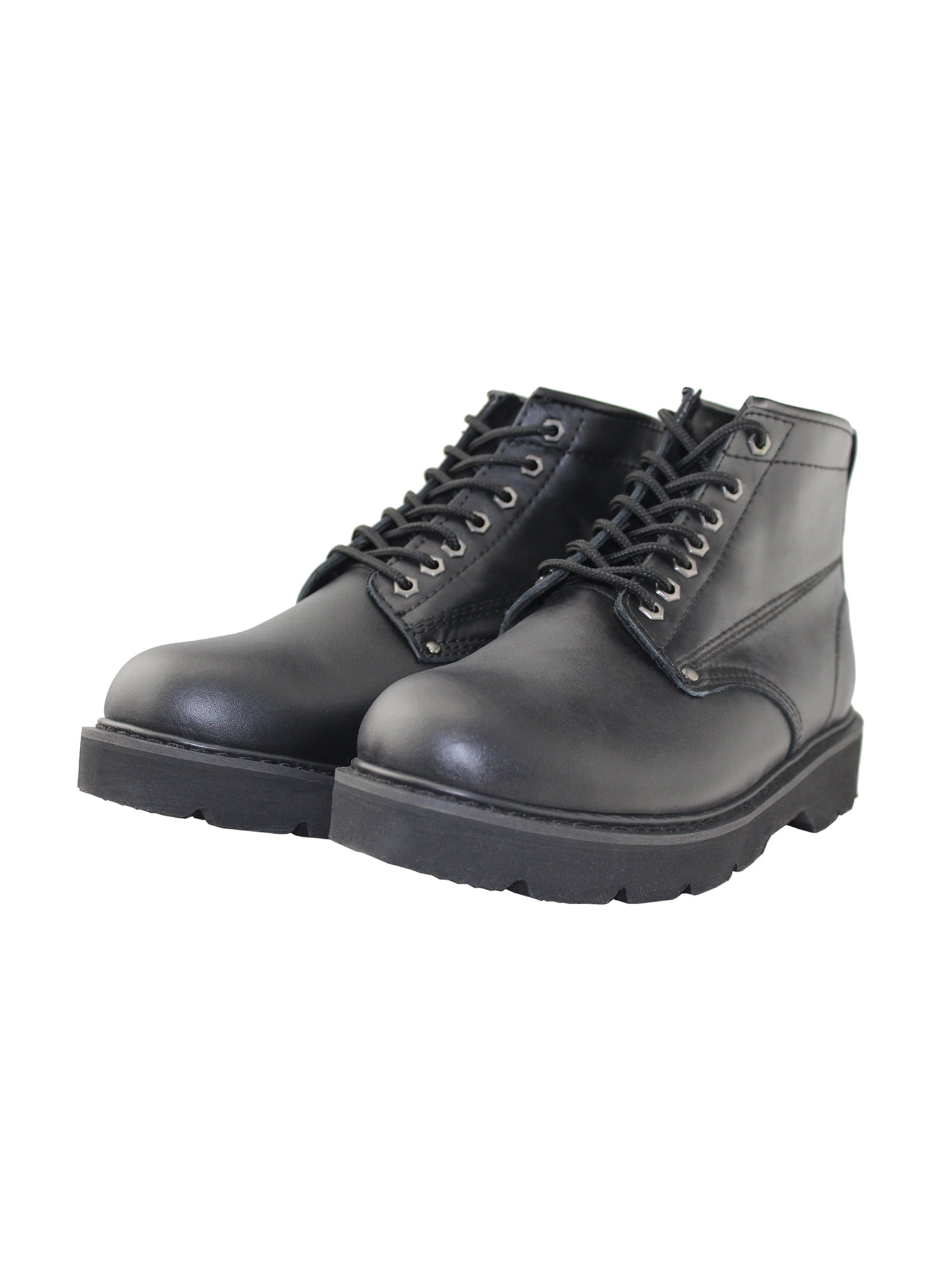 black casual work boots