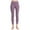 Purple, variant on Womens Leggings Soild High Waisted Leggings Running Pilates Workout Soft Blue Pants Sizes XL