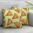thumbnail image 3 of COMIO  Funny Pizzas Pattern Pillow Covers, Corduroy Pillow Cover Cushion Case for Bed Couch Sofa Farmhouse Decorative, 3 of 5