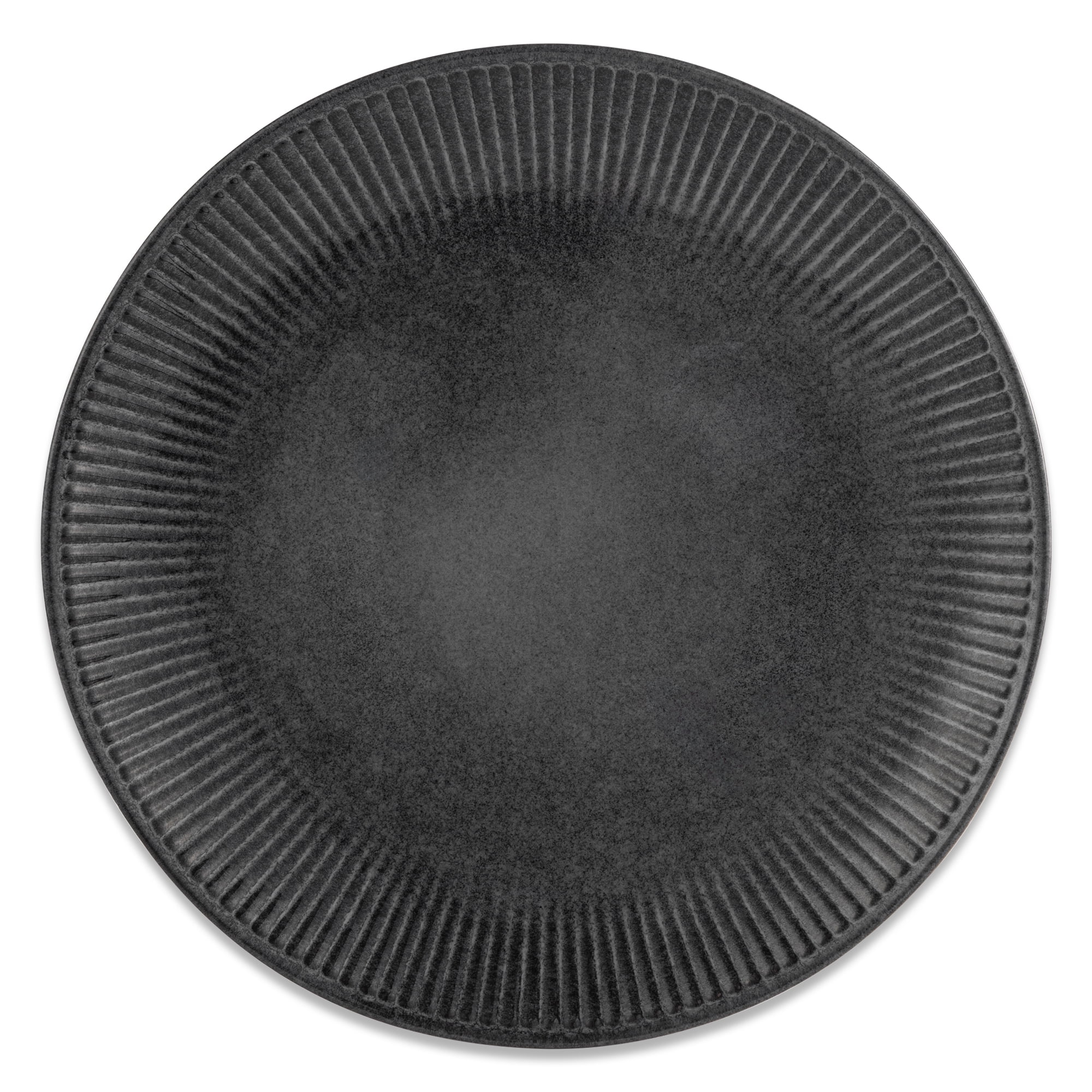 (2 pack) Better Homes & Gardens Sawyer Stoneware Gray Dinner Plate