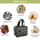 thumbnail image 5 of Bolsa de maquillaje portátil para mujer, bolsa de almacenamiento de cosméticos de gran capacidad con entramado de mil pájaros, 5 of 5