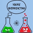 thumbnail image 3 of CafePress - You're Overreacting T Shirt - Men's Classic Graphic T-Shirt, 3 of 4