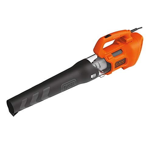 Soplador de hojas BLACK+DECKER BEBL750 eléctrico con cable 9A