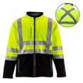 thumbnail image 6 of RefrigiWear HiVis Insulated Softshell Jacket - High-Visibility, Warm Work Coat, Water-Repellent, Windproof, Reflective Safety Gear, 6 of 8