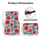 thumbnail image 5 of Fotbe Tomato Juego de 4 Tapetes para Auto con Estampado – Alfombrillas de Goma Reforzada, Diseño Antideslizante, Protección para Todo el Año – Vehículos, Autos, Camionetas y SUVs, 5 of 7