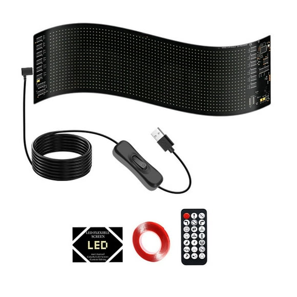 Lámpara LED dinámica inteligente de ojos de colores para coche, luces LED de ojo de , flexible para fiesta, y parabrisas.