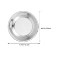 thumbnail image 3 of Organizador de bolsitas de té de acero inoxidable de 2 piezas para armario, plato redondo, bandeja de metal, plato, accesorios para el hogar., 3 of 8