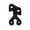 Black, variant on Cable Slide Compound Bow String Separator Splitter Glide Roller Aluminum