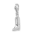 thumbnail image 4 of FB Jewels Sterling Silver Click-on Polished Boot Charm, 4 of 4