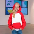 thumbnail image 5 of Tiijoy Toddler Girls Color Block Hoodie Casual Unisex Pullover Hooded Sweatshirt, Sizes 3-4T, 5 of 7