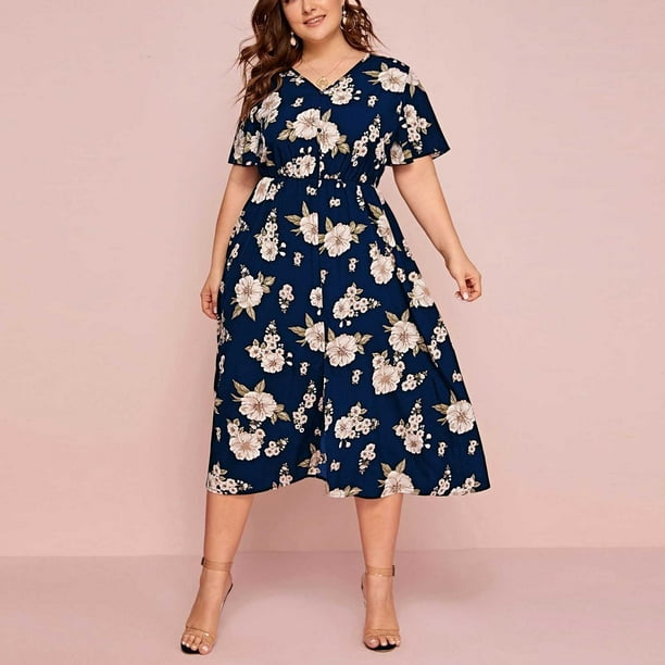 plus Size Midi Dress Casual Summer Dresses For Women Sleeveless Dress Boho  Flowy plus Size Dress And Leggings, Black, X-Large : : Clothing,  Shoes & Accessories