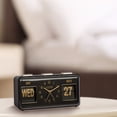 thumbnail image 5 of La Crosse Clock Daily Flip Black Tabletop Alarm Clock with Calendar, 636-379B, 5 of 6