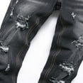 thumbnail image 4 of Gvdentm Boys Jeans Size 10 Boy's Skinny Fit Ripped Destroyed Distressed Fashion Denim Jeans Pants(Black,11-12 Years), 4 of 7