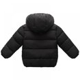 thumbnail image 4 of Kids Children Winter Warm Jacket Plus Velvet Cotton Coat Toddler Outerwear Down Coat for 1-6T Boys Girls, 4 of 5