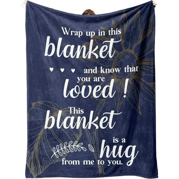 Get Well Soon Gifts, Hug Blanket, Inspirational Gifts for Her Him, Cancer Care Gifts for Women or Men, Encouragement Healing/After Surgery/Thinking of You Gifts