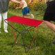 thumbnail image 5 of Taburete plegable portátil al aire libre, asiento pequeño plegable, tela oxford, armazón de acero, diseño ligero, impermeable y resistente al desgaste, camping de pesca de viaje, multicolor, 5 of 6