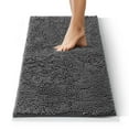 thumbnail image 2 of Nestl Bathroom Rugs, Machine Washable Bath Mats For bathroom Floor Rugs, Nonslip Backing Rubber Bath Rug, Gray, 2 of 7