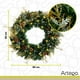 thumbnail image 4 of Corona de Navidad Iluminada dorada de 50cm con piñas Blissful y 2 tipos de rama PVC Guirnalda Luces LED Cálida Nevada Decorada Cerezas Puerta Exteriores Artego, 4 of 5