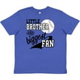 thumbnail image 3 of Inktastic Little Brother and Biggest Fan- Baseball Family Fan Youth T-Shirt, 3 of 5