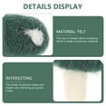 thumbnail image 2 of Shisuyan Mushroom Trinkets Green Felt 6Pcs Simple Design Decor, 2 of 8