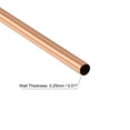 thumbnail image 3 of Uxcell 5mm OD 0.25mm Wall Thickness 200mm Length Copper Round Tube 3 Pack, 3 of 5