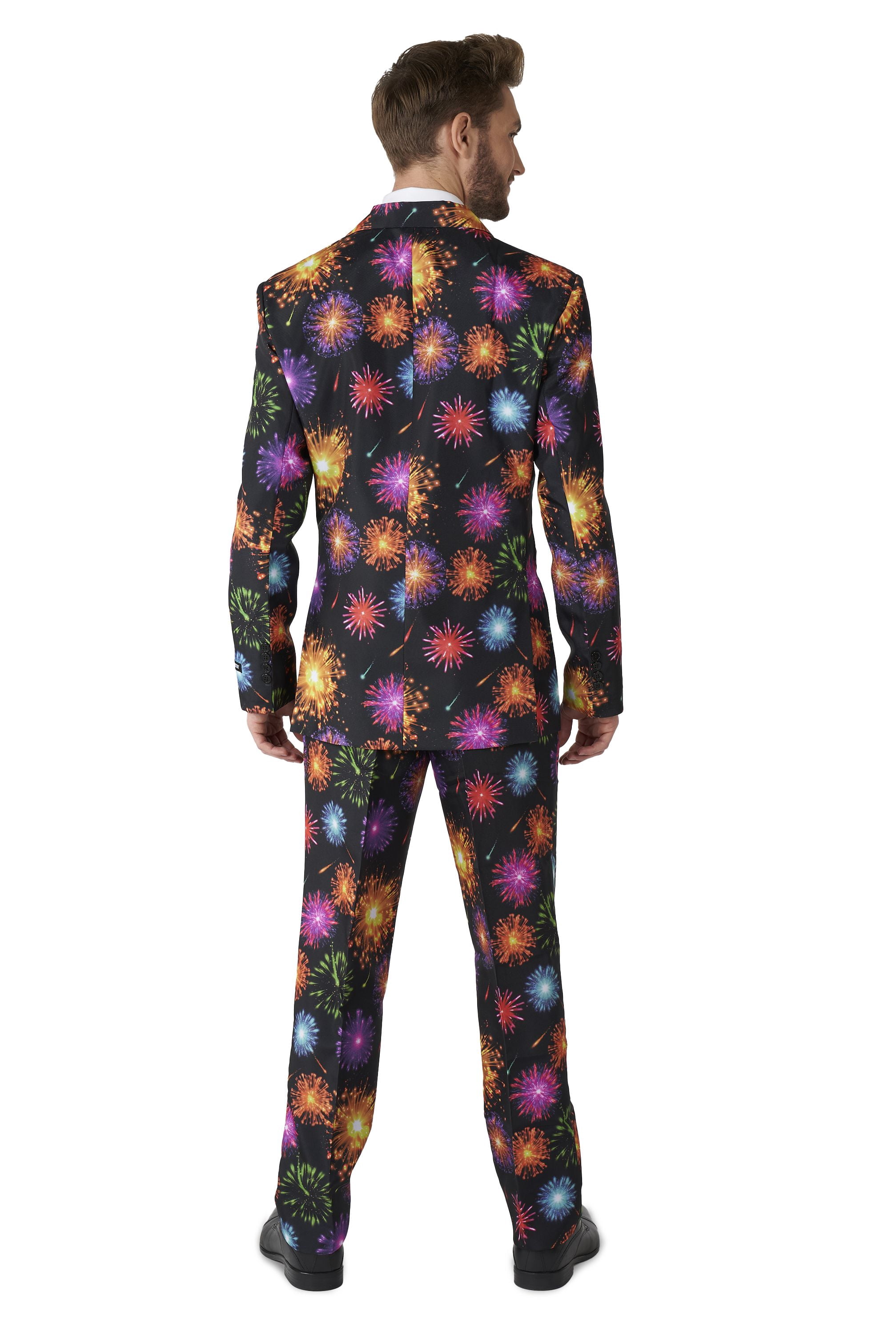 Suitmeister Men's Suits Fireworks Black - L Black