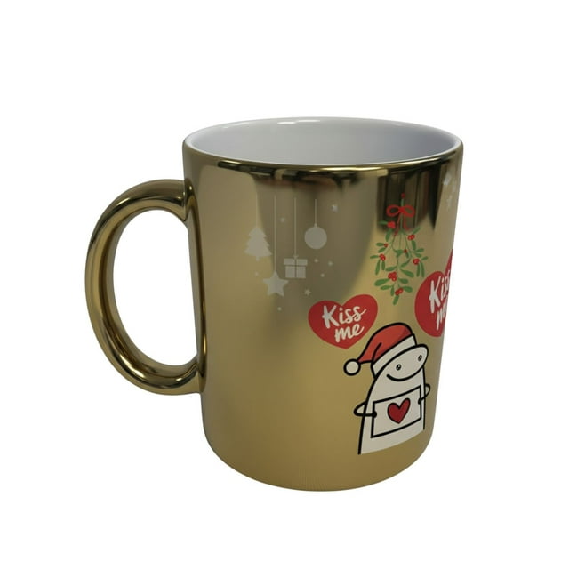 Taza Navideña 11oz Kiss Me Flork