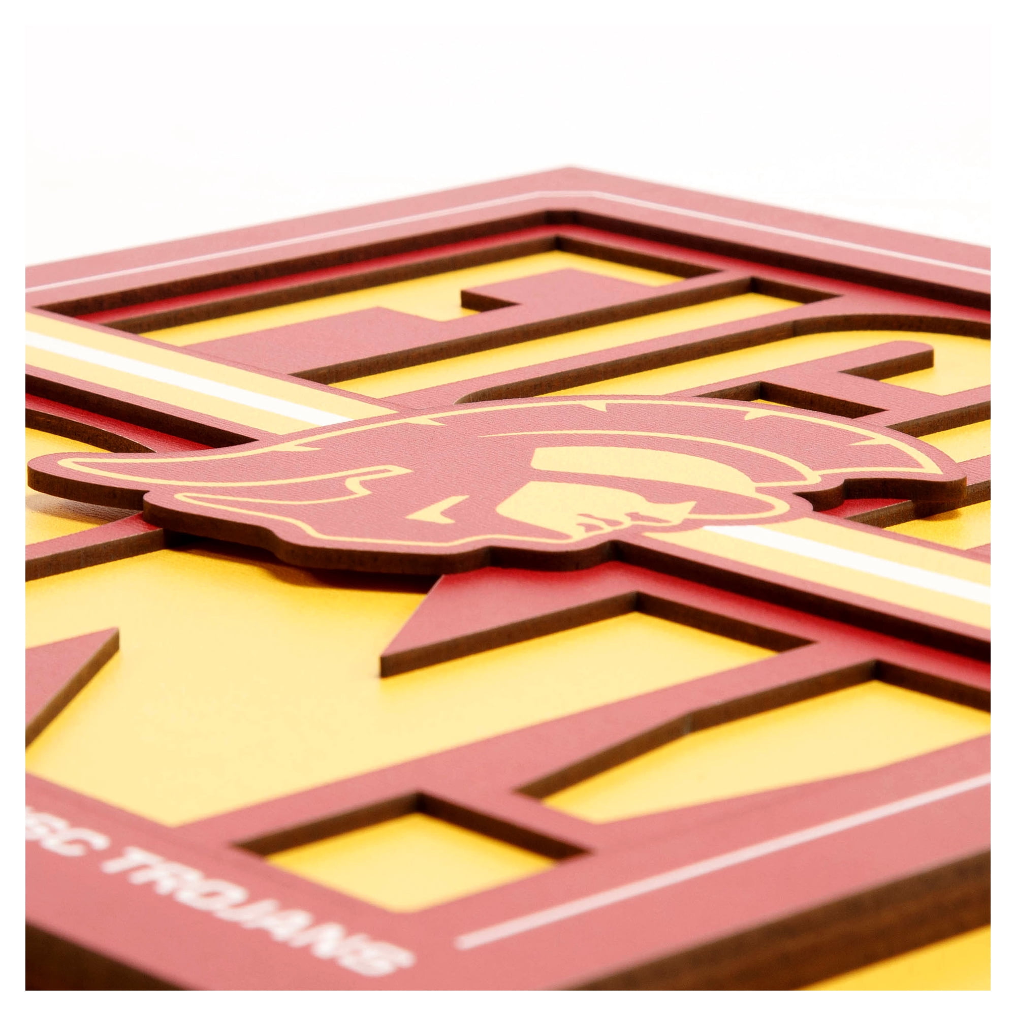 IDNA USC Trojans 12" x 12" Slogan Series 3D Wall Art