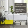 thumbnail image 5 of SGI Bedding 12 Inch Pleated Bed Skirt | Microfiber Bed Skirt | Fade Resistant, Wrinkle Free, Anti-static, Decorative, Extra Storage Space, Clutter-Free | Olympic Queen, Yellow, 5 of 5